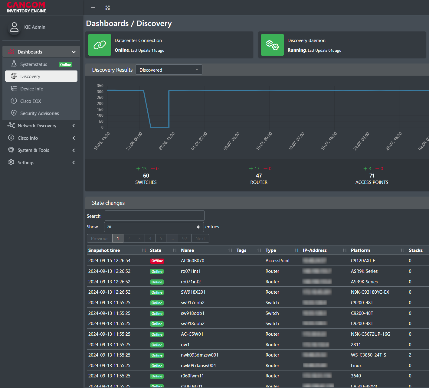 Inventory Engine Dashboard