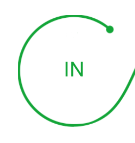 Grafische Darstellung eines grünen Kreises vor schwarzem Hintergrund, symbolisiert Sicherheitsstrategien im Kontext von Red-Team-Simulationen.